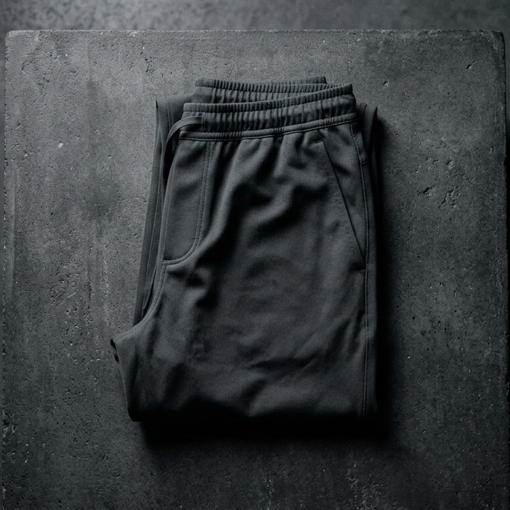 Steady Track Pants — Black