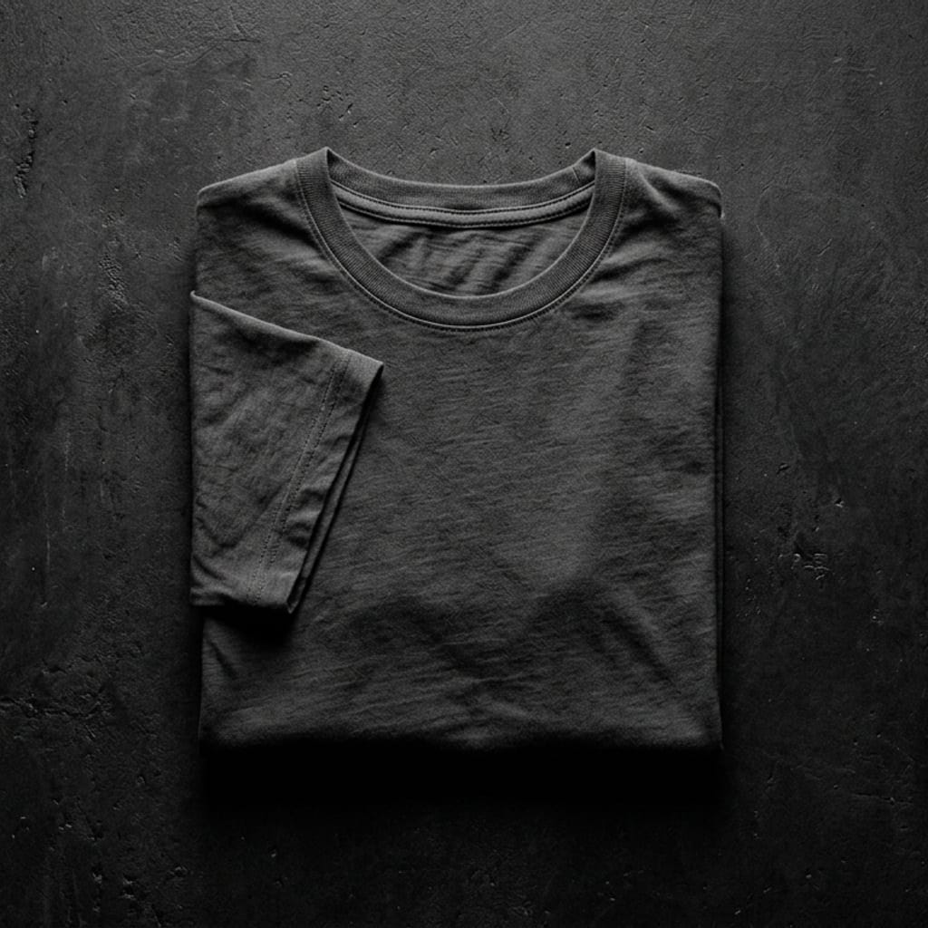 Structure Tee — Charcoal
